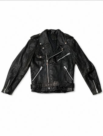 Vintage Leather Biker Jackets 10 Pcs