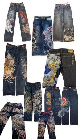 Marca de jeans japonesa unbranded