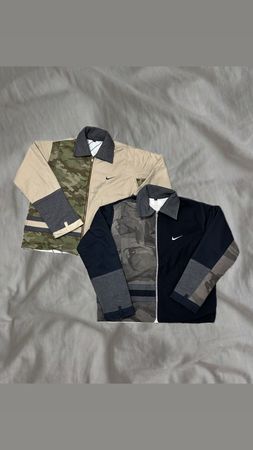 Upcycled Nike Camo Contrast Jacket