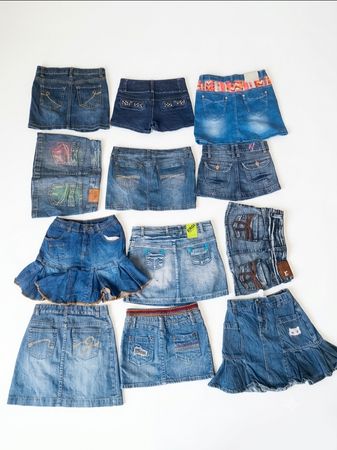 Kids Denim Skirt Selection | Premium Quality Y2K Micro Skirts(VM-32)