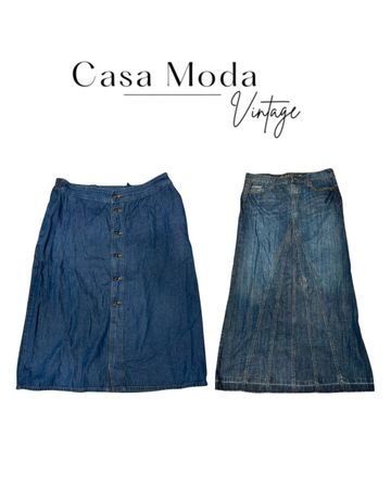 210626-10 Denim maxi skirts 10 pcs