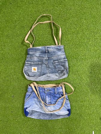 Upcycled Carhartt denim handbags