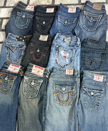 True Religion , miss me , rock revival jeans best bundle