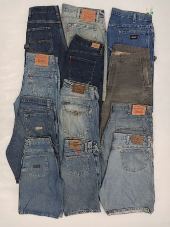 Mixed Branded Denim Shorts