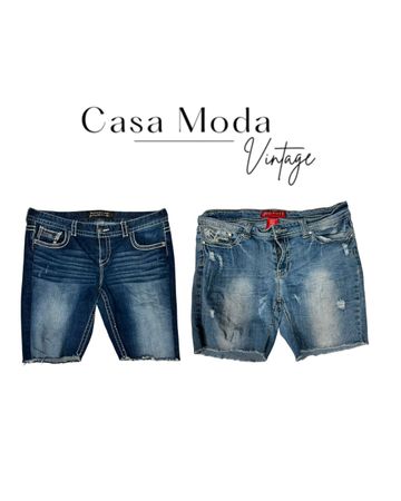 220626-16 Y2k Denim-Shorts 10 Stück
