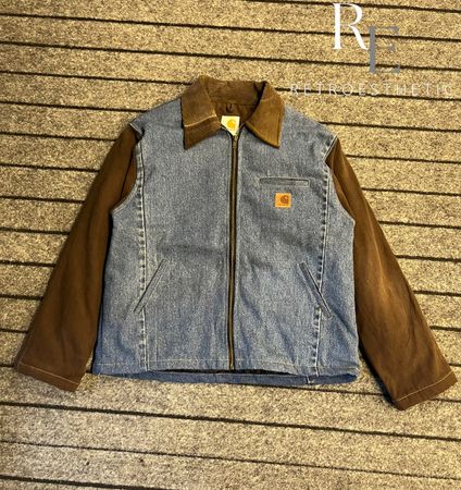 Upcycled Carhartt + Denim Detroit Jacket