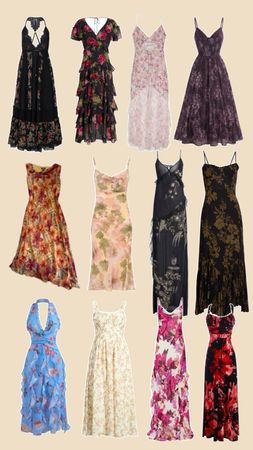 Y2K Floral Dresses #023 - (23/06)