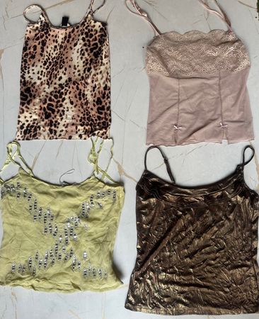 Y2K cami tops