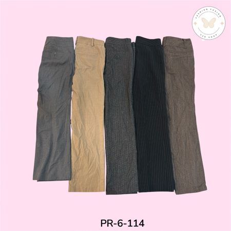 Women’s High Waist Poly Trousers – Modern Chic Style (PR-6-114)