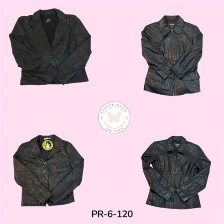 Classic Leather Jacket – Timeless Street Style Essential  (PR-6-120)