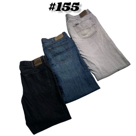 Vintage Lee Denim Pack • Earth & Dark Wash Mix • Lot #155