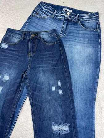 Jeans de corte acampanado
