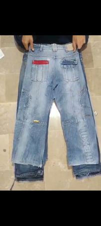 Hip hop baggy jeans