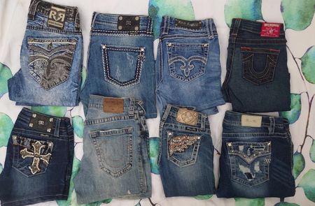 Miss me, True religion and Rock revival shorts