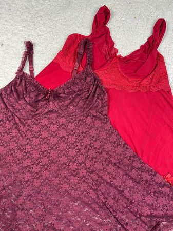 Red cami tops