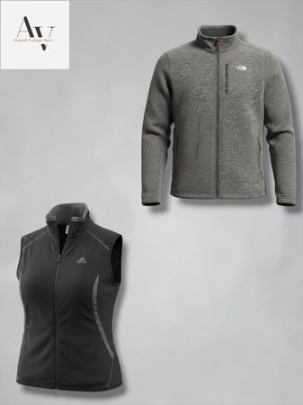 Adidas & TNF fleeces jacket and sweatshirts
