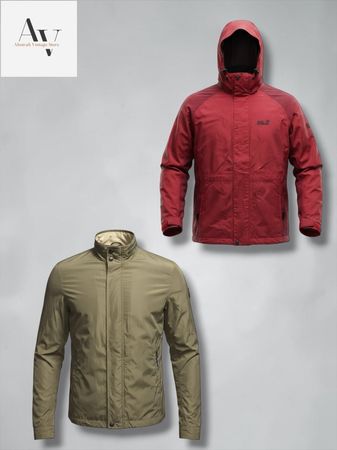 Jackwolfskin,TNF,Columbia,Fila & patagonia windbreaker