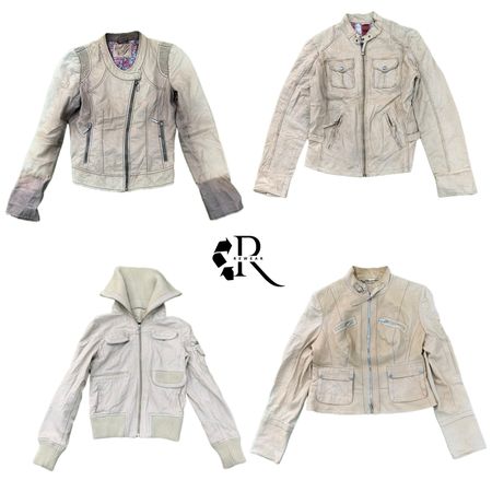 Y2K Era Cyber Girl Leather Jacket RW-2362