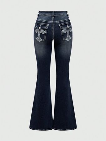 Y2K Embellished Jeans VF-11