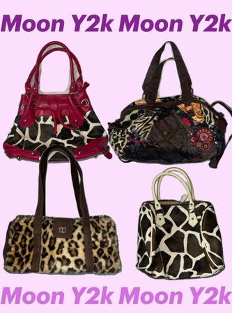 Y2k Animal Printed Hand Bags ft Desigual