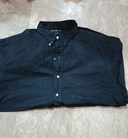 Polo Cotton Shirt Black