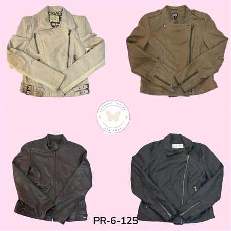 Slim Fit Leather Jacket – Modern Minimal Street Style (PR-6-125)