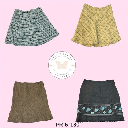 Tailored Wool Skirt – Sophisticated Smart Casual Look (PR-6-130)