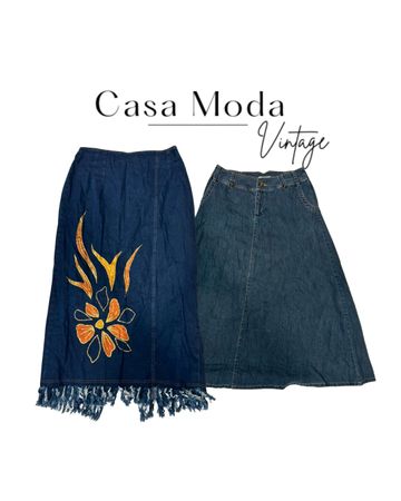 230626-18 Denim maxi skirts 10 pcs