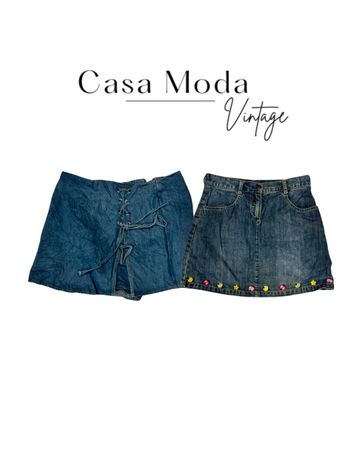 230626-22 Denim mini skirts 10 pcs