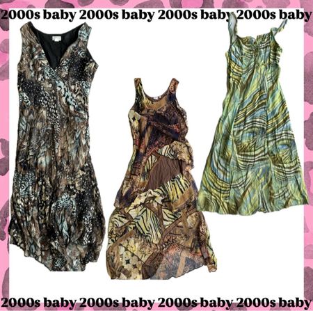 Animal print x y2k dresses-165