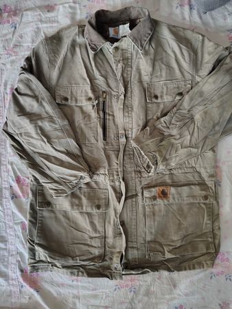 Vintage carhartt detroit workwear jacket