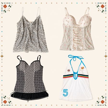 Y2K Babydoll, Corset & Vintage Cami Assortment :7pcs (C1)