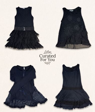 Dark Romantic Y2K Dress Bundle