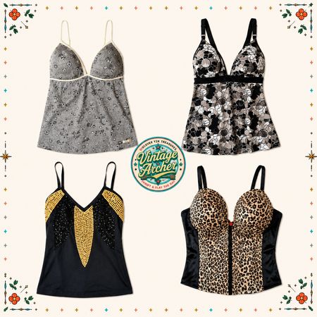 Y2K Euro Girl Baby Dolls & Camisoles: 7pcs (C2)