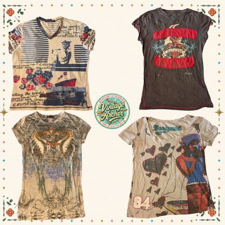 Y2K Glimmer Girl Baby Tees Slim Fit for Women: 10pcs (BT1)