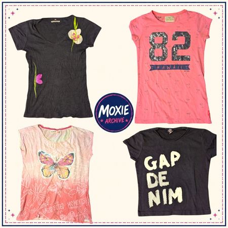 Y2K Paris Hilton Era Baby Tees Tops :10pcs (BT4)