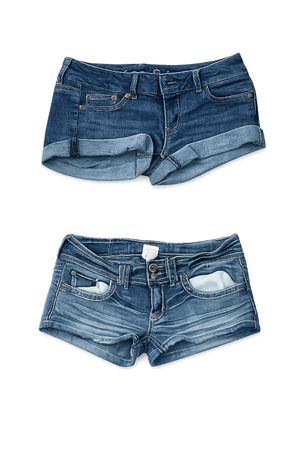 (FV-1832) Y2K Denim Sexy Shorts