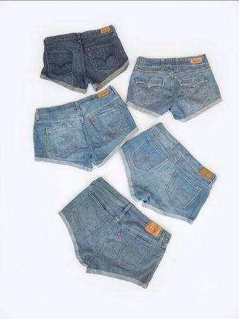 Wholesale Job Lot Vintage Levi's Denim Shorts Mini Y2K(S-08)