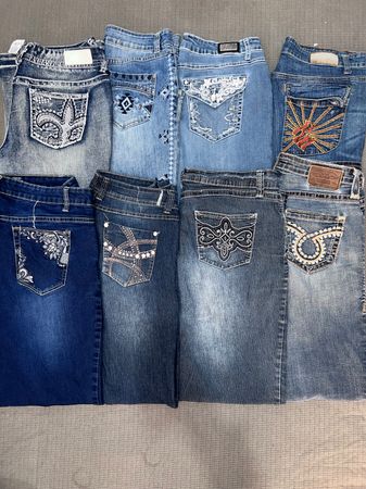 Y2k Emroidery jeans pants