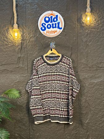 Pattern and Funky Sweater | OSV-F-166