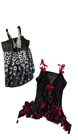 : Elegant Nightwear Collection – Stylish 9-Piece Lingerie & Babydoll Dress Set