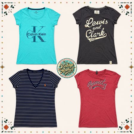 Retro Hot Chick Slim Fit Baby Tees: 10pcs (BT5)