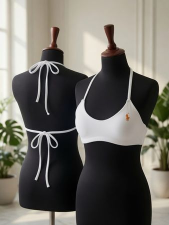 Up Cycled Polo Ralph Lauren Bikini Top