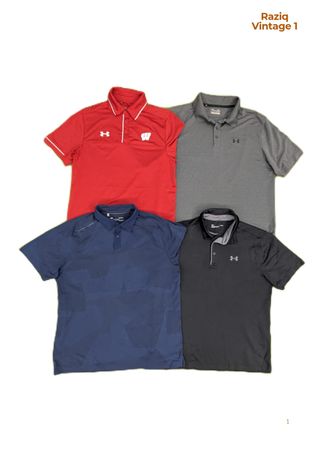 💥 RV3959 Under Armour Collar Tshirts