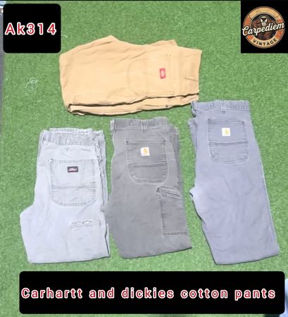 Carhartt and dickies cotton pants ak314