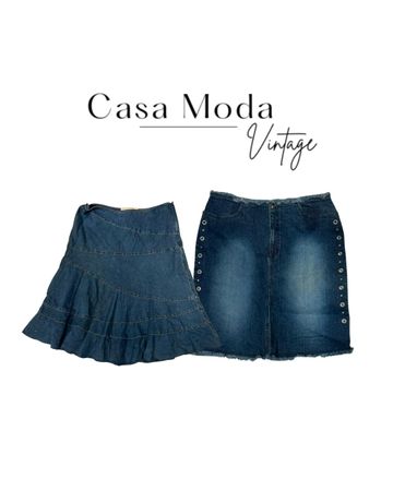 230626-38 Denim midi skirts 10 pcs