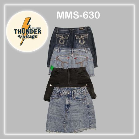 Unbranded Denim Mini Skirt (Mms-630)