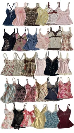 Y2K mixed tops