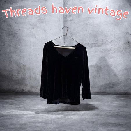 TH# 204 Vintage Long Sleeve Blouse & Long Dress | Elegant Y2K Collection