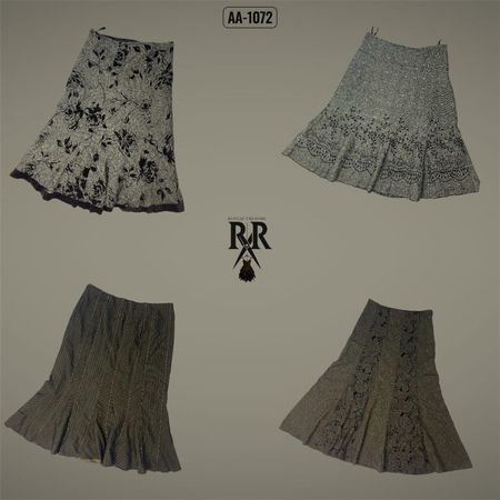 Y2K Unique Wool Mix Skirts (AA-1072)